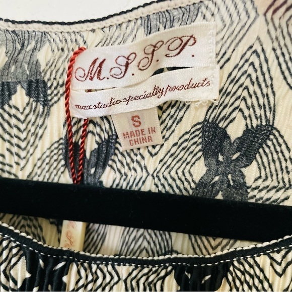 Nwot Max Studio Specialty Products midi woman’s dress size S feminine elegance - Picture 7 of 13